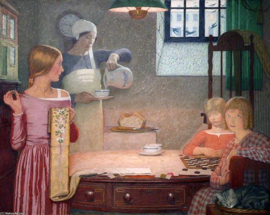Frederick Cayley Robinson - Childhood